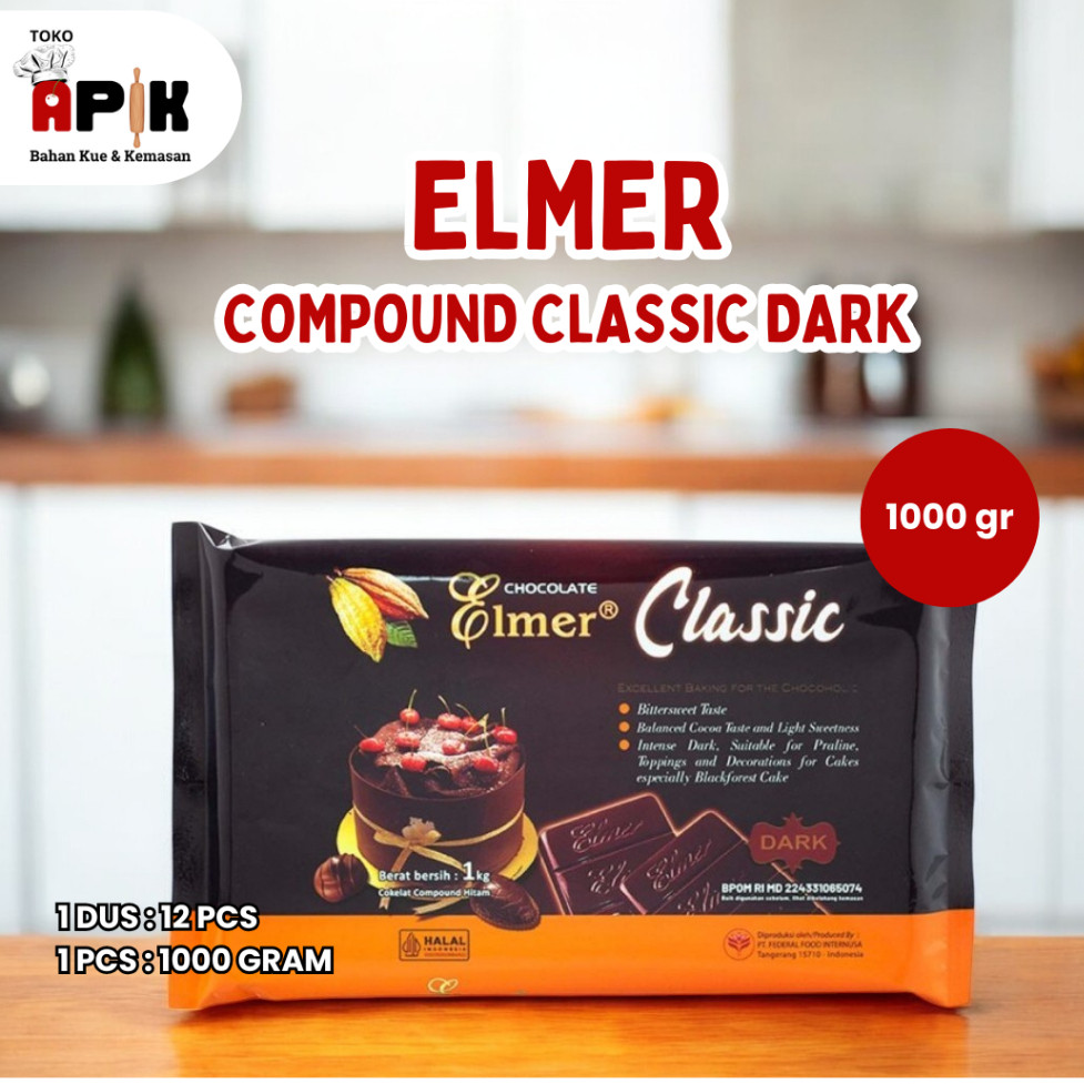 

ELMER COMPOUND CLASSIC DARK 1000 GRAM / ELM COMPOUND DARK CLASSIC 12 X 1KG