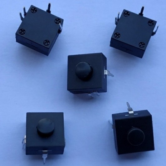 Switch Swith Saklar Push On Off 4 Pin Senter Kepala Dony SWAT 4 Kaki