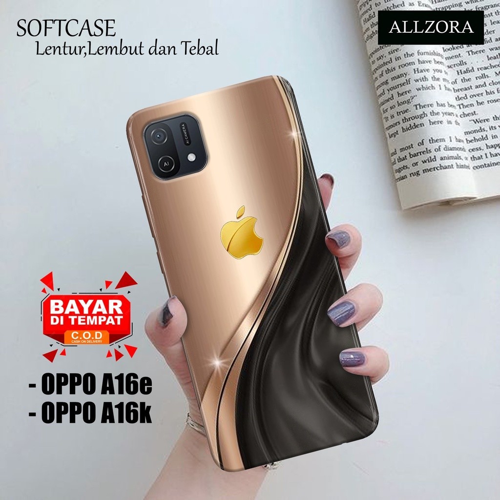 Softcase Hp Oppo A16e / Oppo A16k Terbaru  - Fashion Case BRANDED - Case Oppo A16e / Oppo A16k - Cas