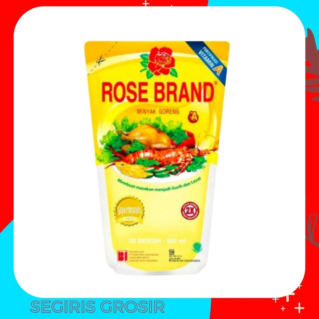 

Rose Brand Minyak Goreng pouch 500 ML