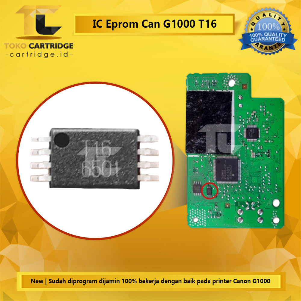 IC Counter Eeprom G1000 Canon Reset G-1000 T16 IC Eprom G1000 T16