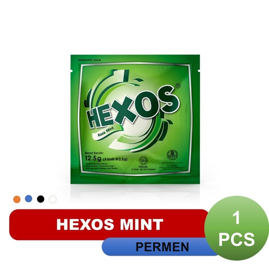 

Hexos Permen Rasa Mint 1 PCS