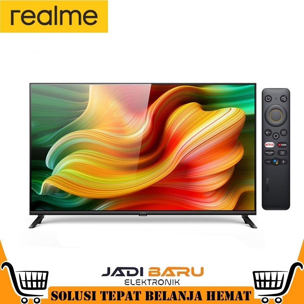 (READY COD) TV REALME ANDROID SMART TV LED 43 INCH (43 INCH / HD TV / USB MOVIE) GARANSI RESMI