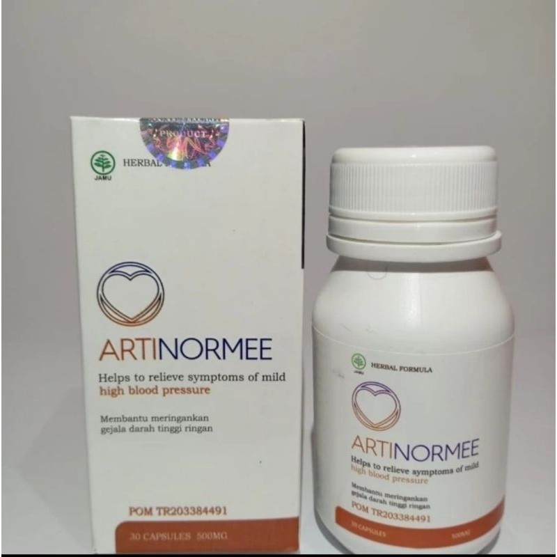 ARTINORMEE ORIGINAL - ARTINORMEE ASLI - OBAT HIPERTENSI MASALAH JANTUNG DAN STROKE