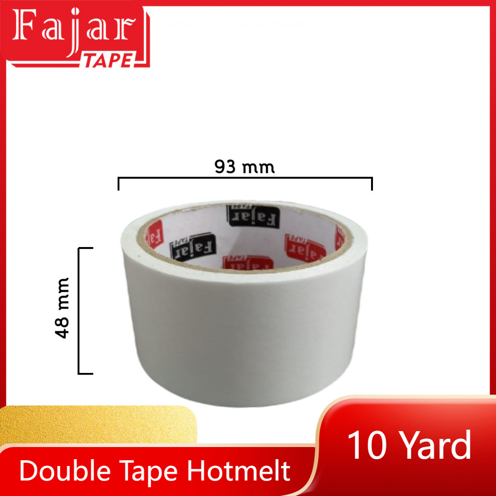 

Double Tape Hotmelt / 48mm x 10 Yard (Full Meter)