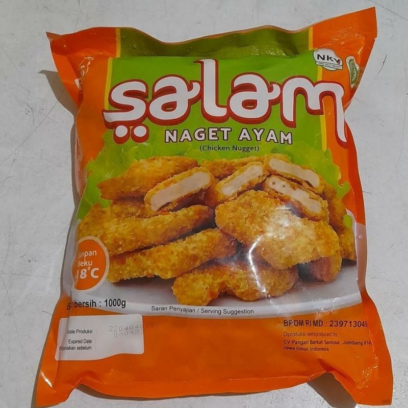 

NG Salam Chicken Nugget - Naget Ayam 1 Kg