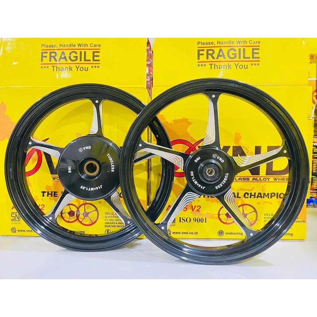 AK55 V2 BEAT VARIO125 - Velg Racing Vnd Ak 55 V2 Sepeda Motor Beat Scoopy Genio Vario 125 150 Ring 1