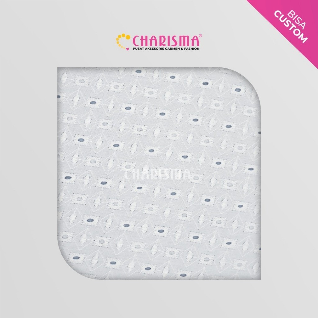 Charisma Kain Allover Tetoron Cotton TA.7038 -Kain Meteran / Kain Bordir / Allover TC / Lebar 130CM 