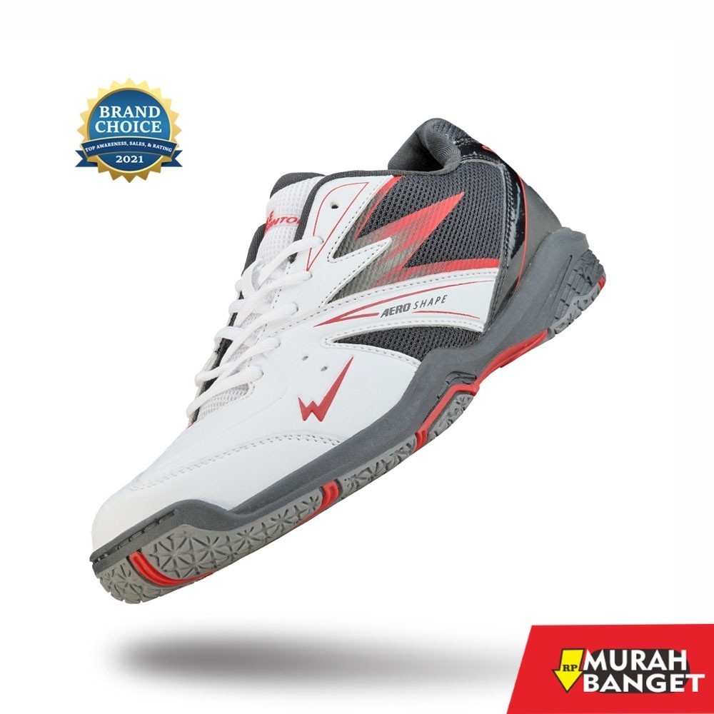 Sepatu olahraga- Eagle Meteor Sepatu Badminton - Putih/Hitam