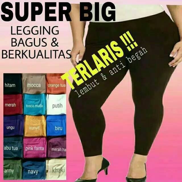 Legging Tebal Jumbo Legging Jumbo Wanita Leging Spandex Premium Leging Tebal Wanita