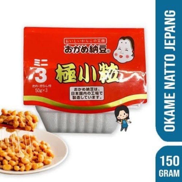 

Okame Nato Kotsubu - Tape Kedelai Jepang - Natto Kotsubu - 50g x 3