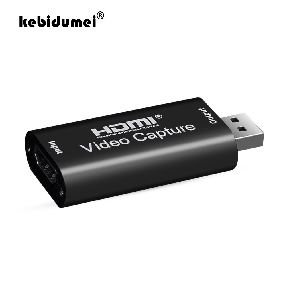 HDMI To USB 2.0 Video Capture Card Mini 4K 1080P Game Recording Box for PS4 Game For Youtube OBS Liv