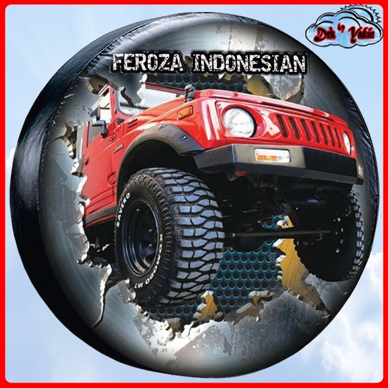 Coverroda/Penutup Roda Cadangan daihatsu feroza 03 aksesoris mobil feroza eksterior mobil feroza