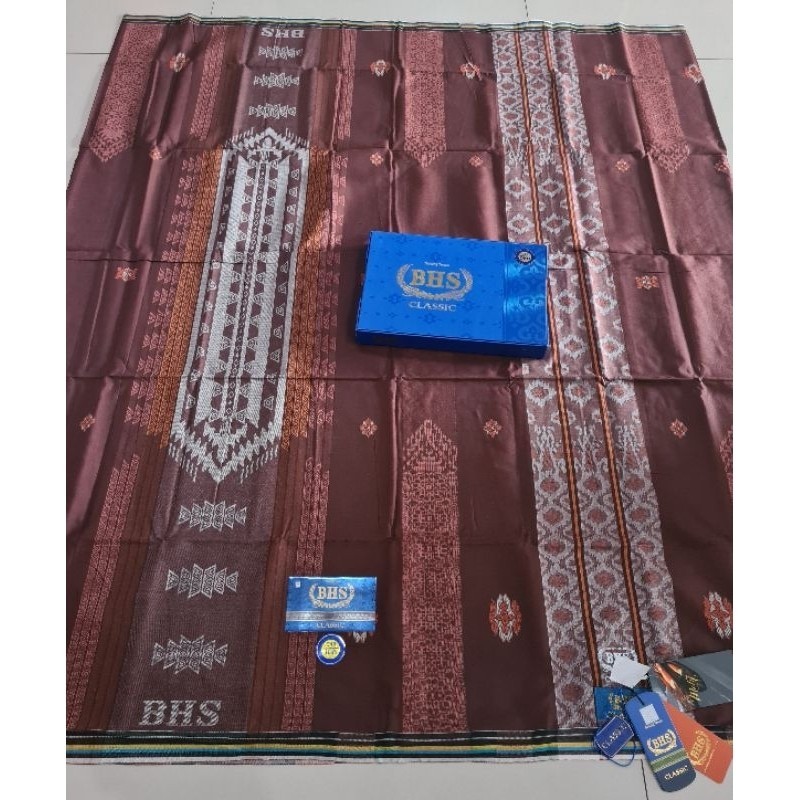 PROMO AWAL BULAN SARUNG BHS CLASSIC C44 DKH COKELAT