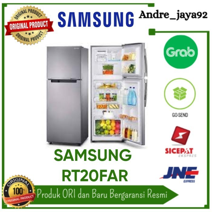 Kulkas Lemari es 2 Pintu Samsung RT-20FARWDSA