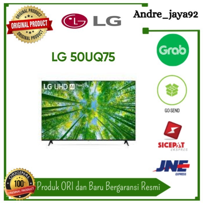 LED SMART TV 50 INCH UHD 4K HDR THINQ AI LG 50UQ7500