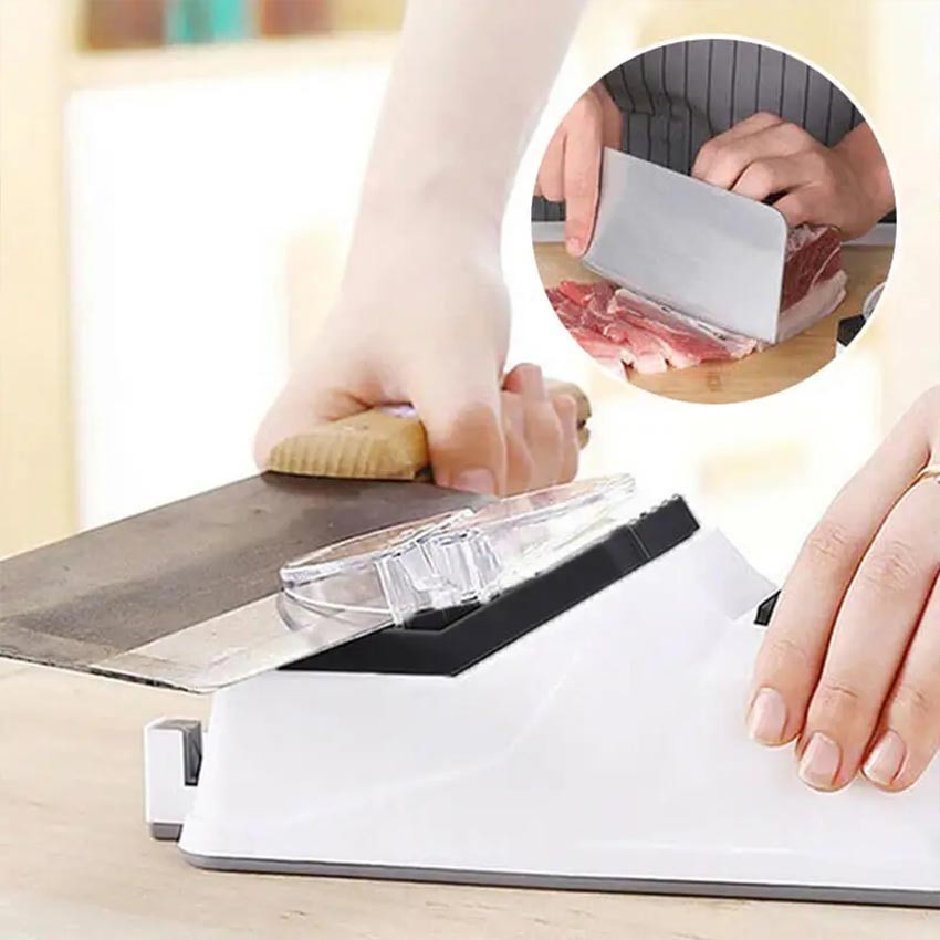 Owl Store - Knife Sharpener - Alat Pengasah Pisau Gunting Elektrik Asahan Pisau Otomatis Listrik