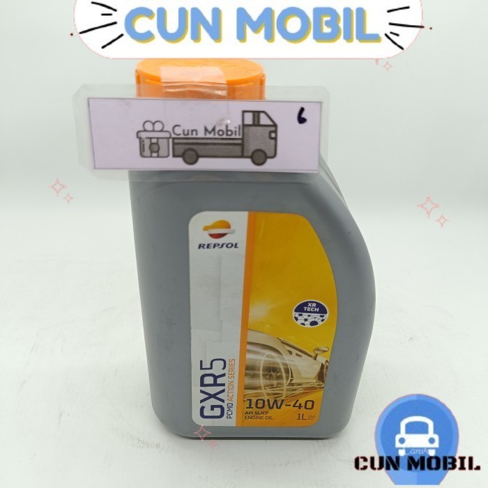 Oli Mesin Repsol GXR5 PCMO Action Series 10W-40 API SL/CF 4 Liter - 1 Liter CUN MOBIL