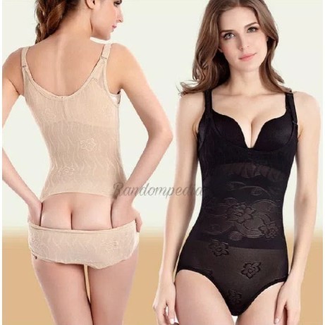 Baju Dalaman Pelangsing Korset Terusan Korset Fullbody