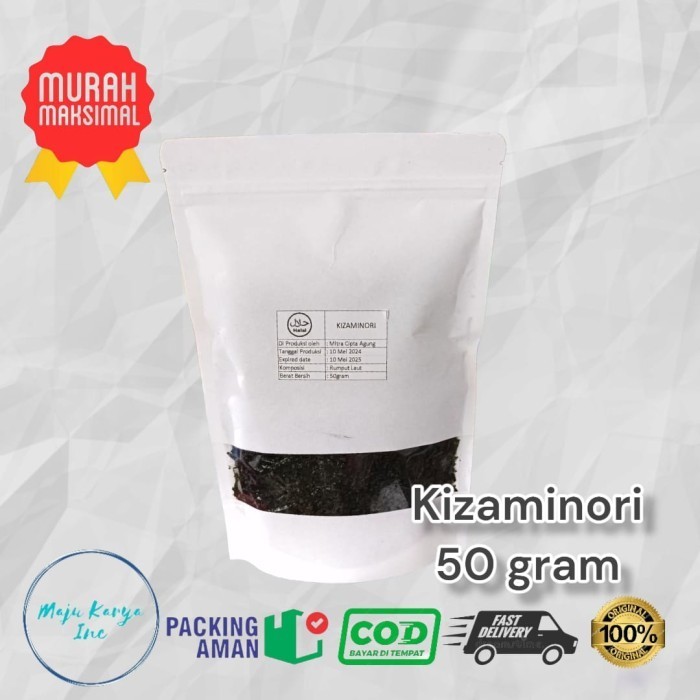 

Yaki kizaminori rumput laut 50 gram