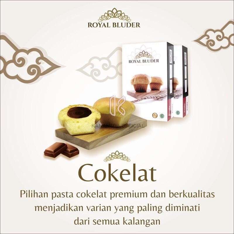 

Roti Royal Bluder 1 Box Kotak Rasa Cokelat Coklat Isi 8 Pcs