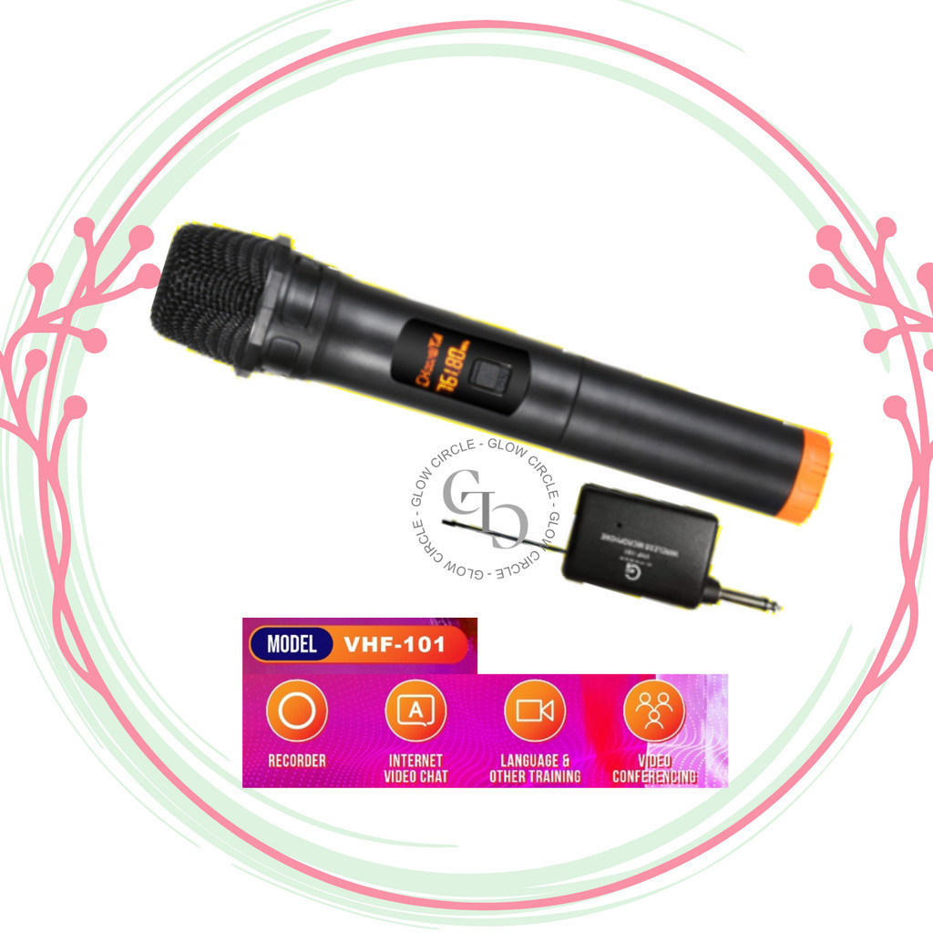 ❤️BC❤️ G-POWER PROFESSIONAL WIRELESS MIC 101-USB / VHF / UHF - VARIAN MIC