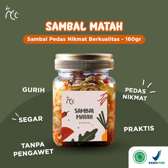 

[Best Promo]- sukron_86 By NCC Sambal Matah (Sambal Bawang Mentah Khas Bali) 160gr