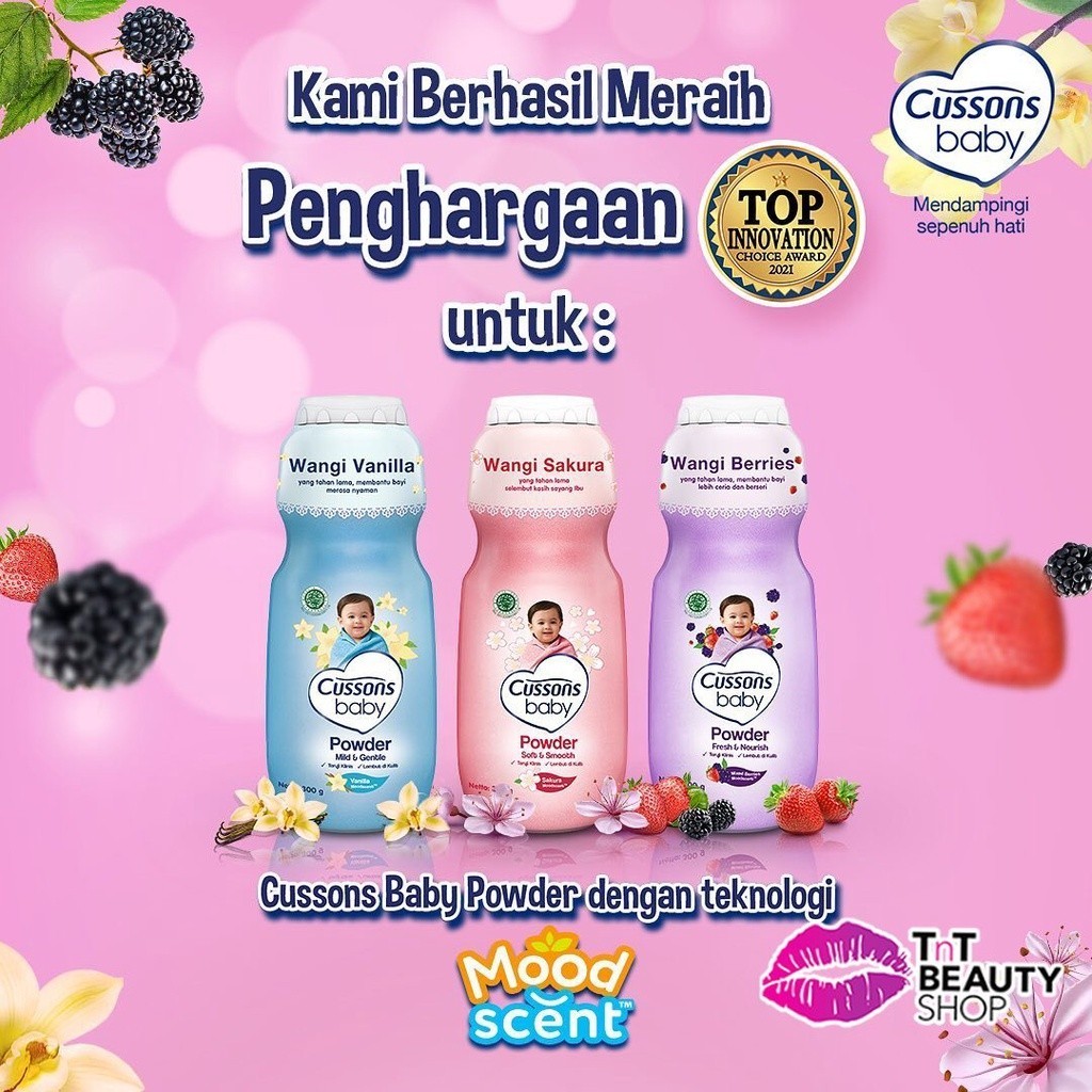 - Cussons Baby Powder - Bedak Bayi - Bedak Tabur Bayi 200gr & 350gr