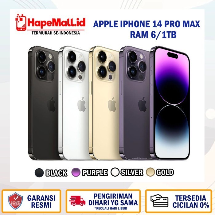 big sale APPLE IPHONE 14 PRO MAX 1TB GARANSI RESMI IBOX TERMURAH