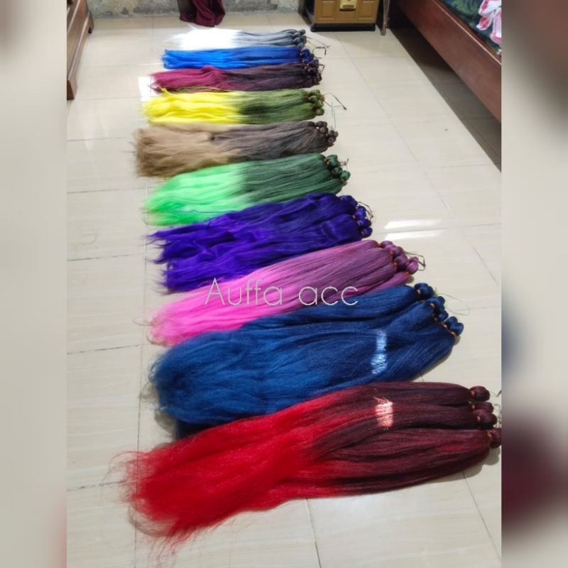 RAMBUT CEMARA OMBRE /RAMBUT CEMARA WARNA OMBRE /RAMBUT SAMBUNG WARNA TERLARIS /CEMARA OMBRE GROSIR