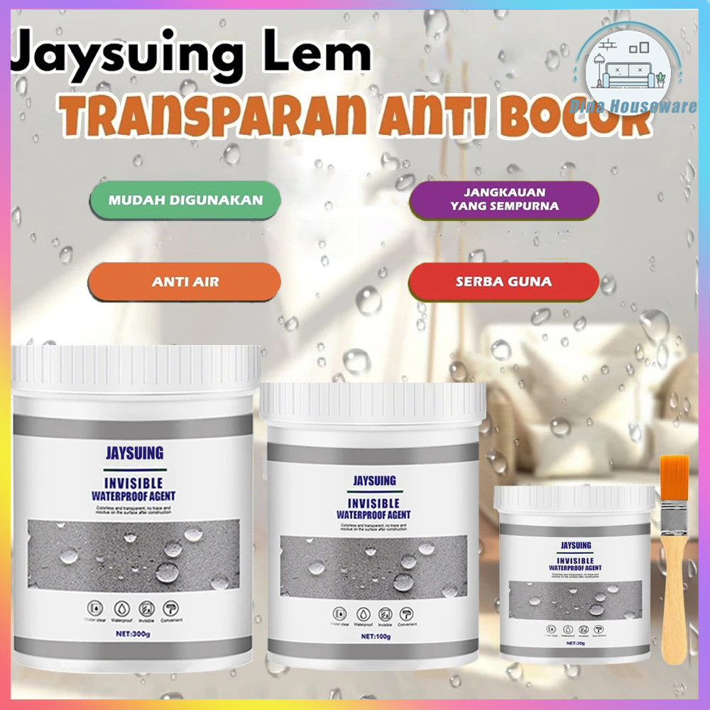 Jaysuing Lem transparan Anti Kuat Tahan Air Untuk Tembok Atap Rumah Transparan Waterproof