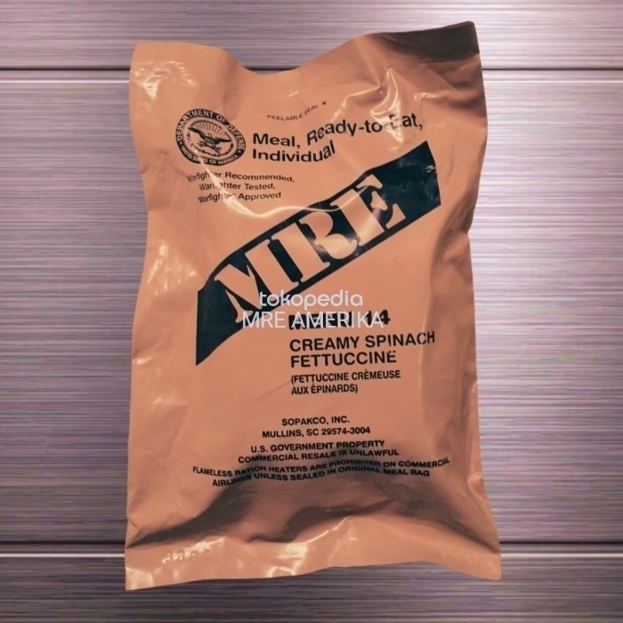 

usa mre ransum tentara amerika menu 14