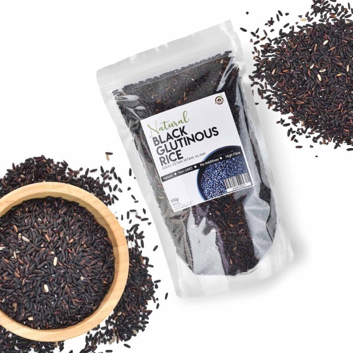 

Moerah~ House Of Organix Natural Black Glutinous Rice/Beras Ketan Hitam 500 Gr