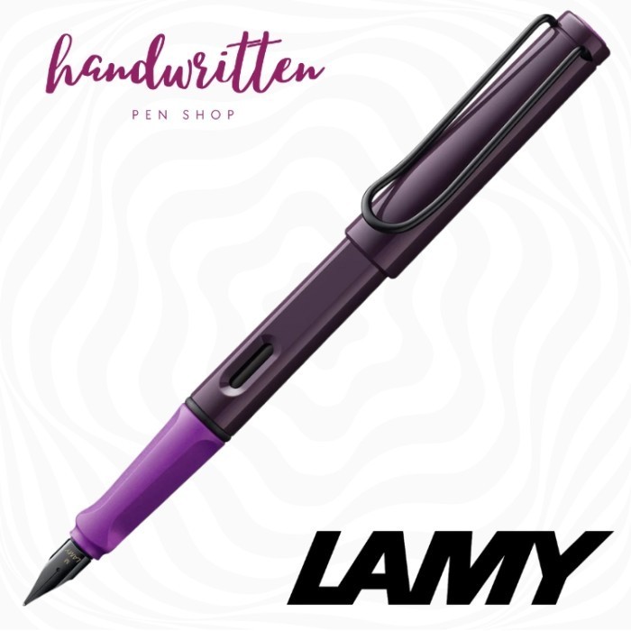 

LAMY Safari Special Edition Violet Blackberry Fountain Pen - SS Extra Fine