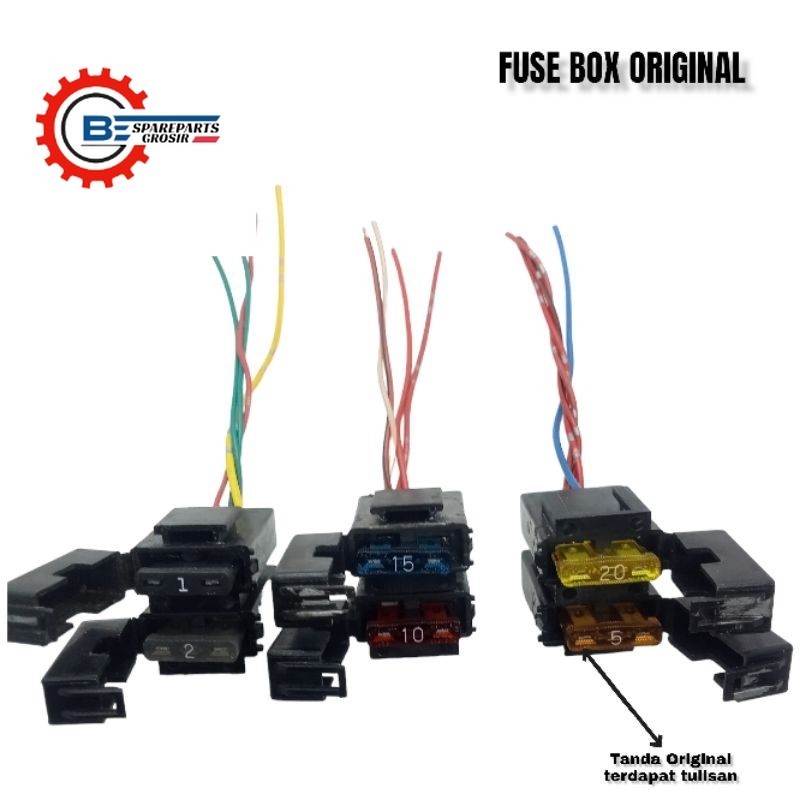 FUSE BOX RUMAH SIKRING DAN AIKRING ORIGINAL UNIVERSAL HONDA BEAT KARBU VARIO MOTOR MOBIL