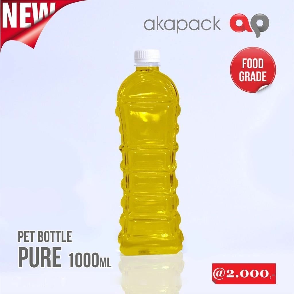 Botol Plastik HF Pure 1000ml KHUSUS BANDUNG minimal 75pcs