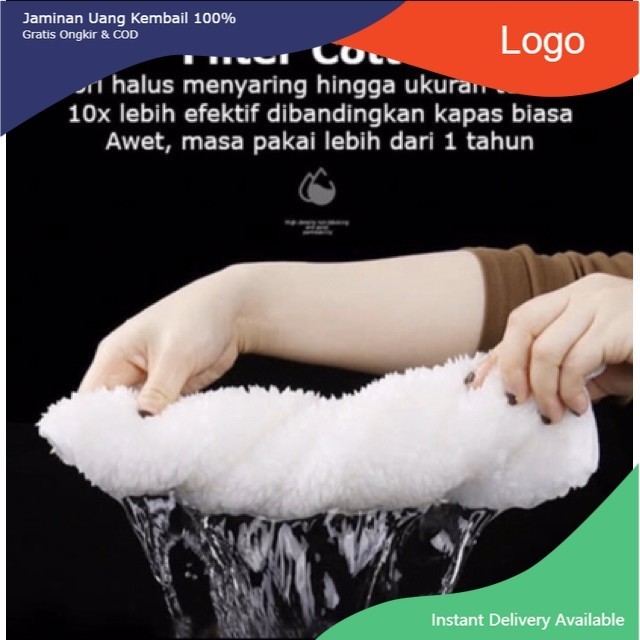 Filter Magic Carpet Media Filter Saringan Air Aquarium Kolam 30X40 cm