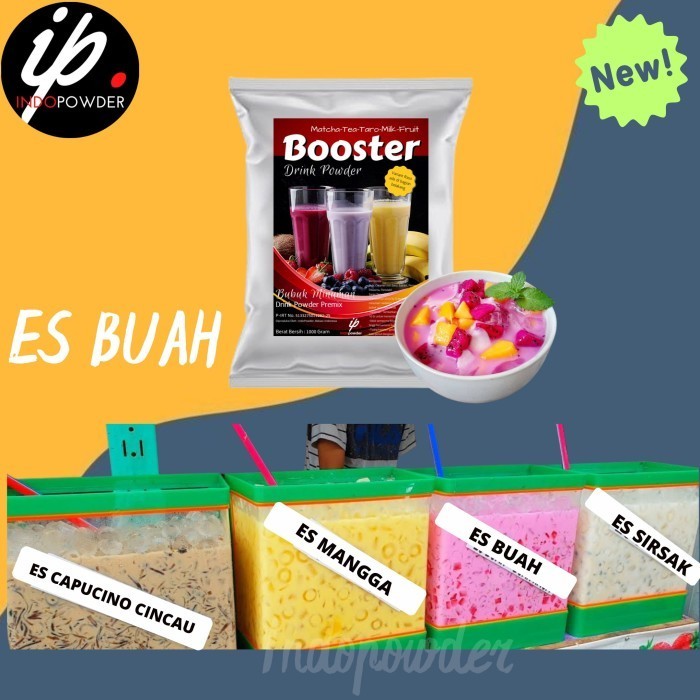 

[Aneka Rasa] Bubuk Minuman ES BUAH 1Kg - Bubuk ES BUAH 1Kg - ES BUAH