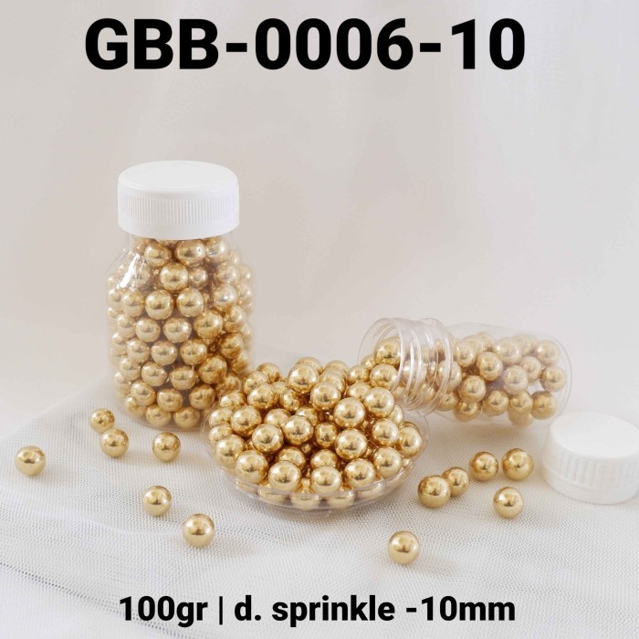 

Tfren99 GR-GBB-0006 Sprinkles sprinkle sprinkel mutiara gold 100gram - GBB-0006-10