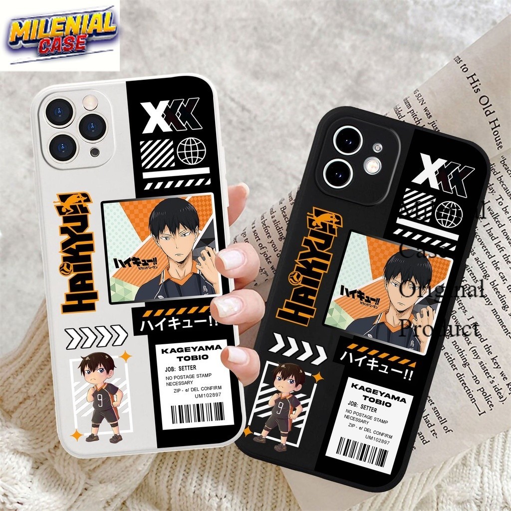 Milenial Case Case Haikyu Kageyama SM104 REALME C11 C12 C15 C17 C20 C21Y C25Y C30 C31 C33 C35 REALME