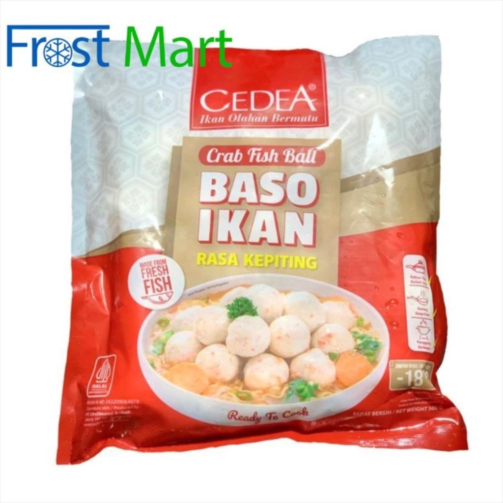 

Cedea Baso Ikan Rasa Kepiting 500Gr