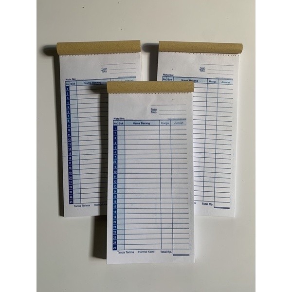 

[Ready] Nota 1 Ply Ukuran Lebih Panjang