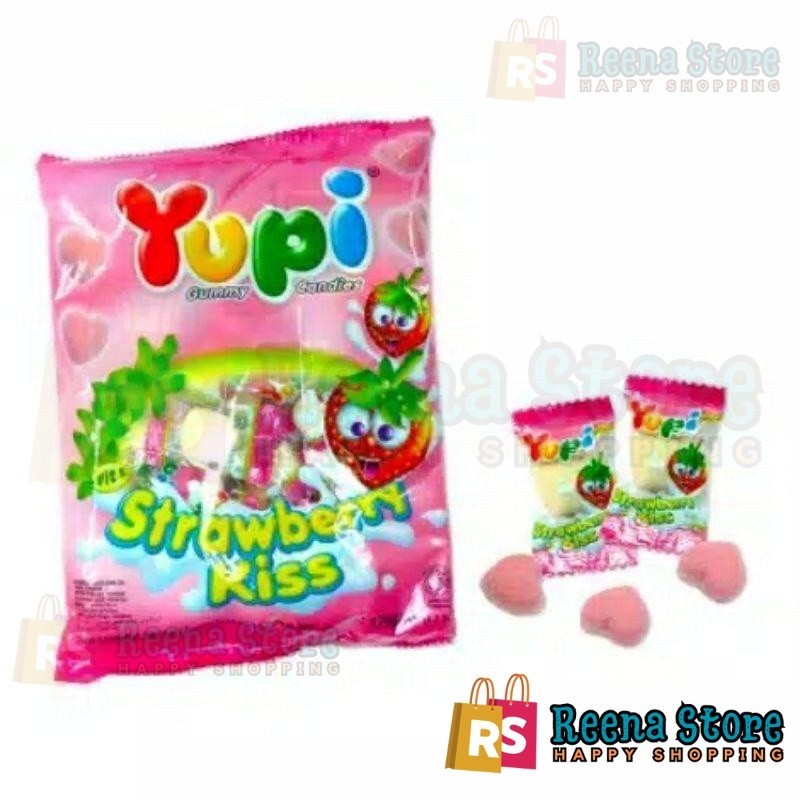 

YUPI STRAWBERRY KISS 120 gr - Reena Store