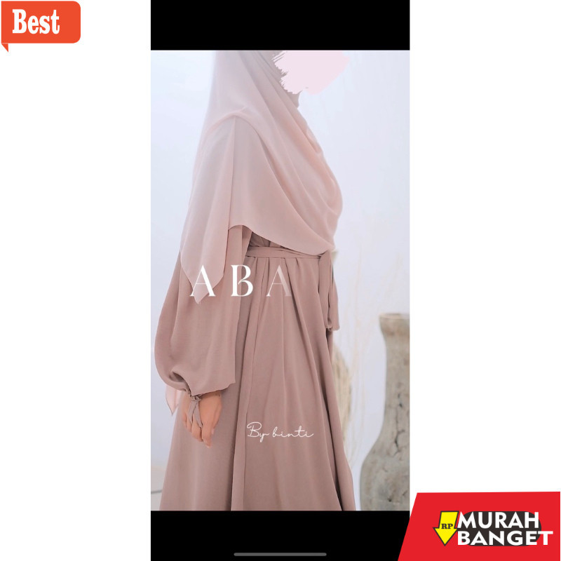 Abaya Turki Kekinian Abaya Marzi bybinti / COD / Gamis Murah / Abaya cantik /Abaya Arab / AbayaTurki