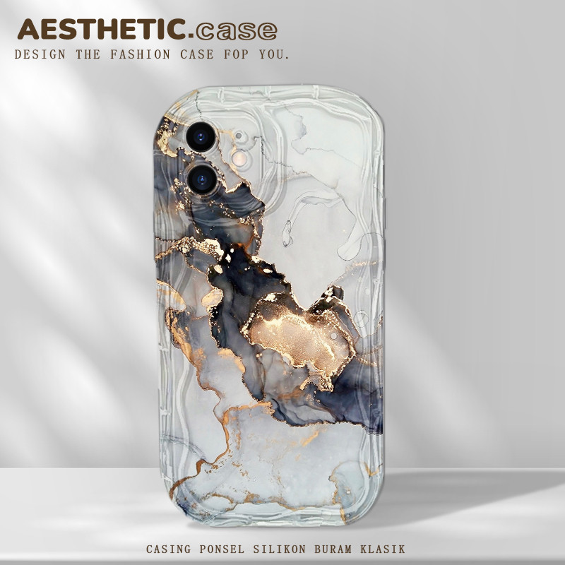 Aesthetic unik dan lucu cewek softcase silikon android for oppo a16 a15 a9 a7 a5 a12 a16s a31 a93 a1