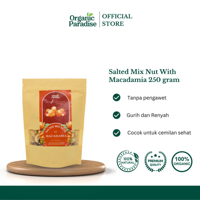 

Salted Mix Nut with Macadamia 250 gram