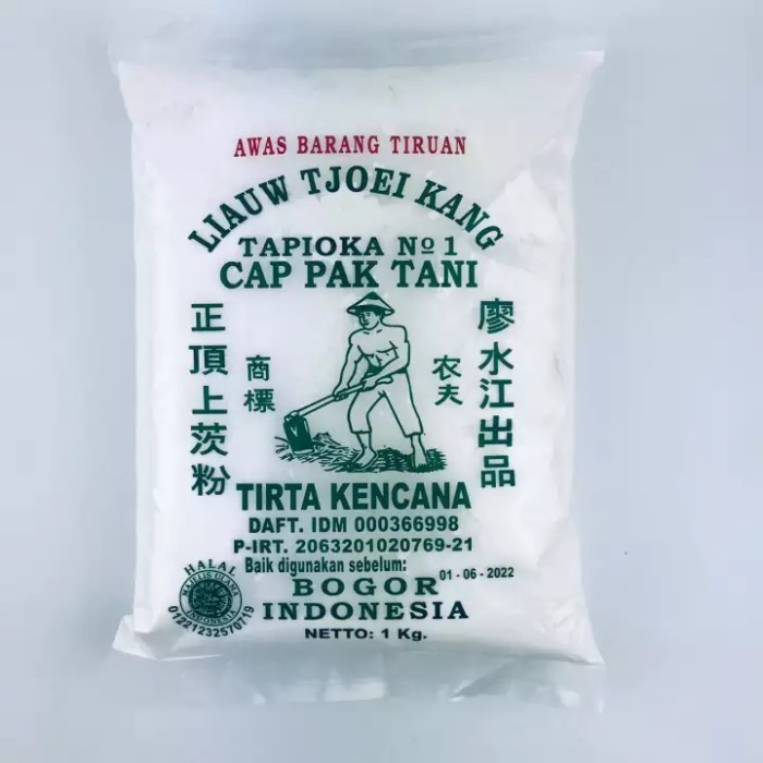 

[NEW]Terbaru Tepung Sagu Tani Liauw Tjoei Kang 1 KG / Tepung Tapioka