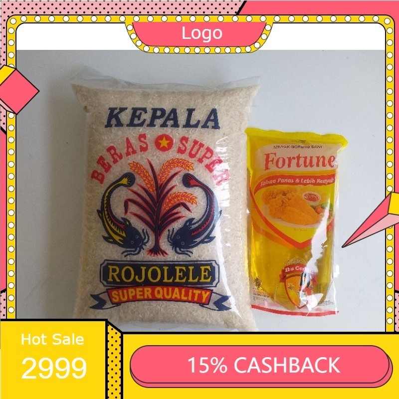 

Paket Sembako Beras 5 Kg dan Minyak 1 L