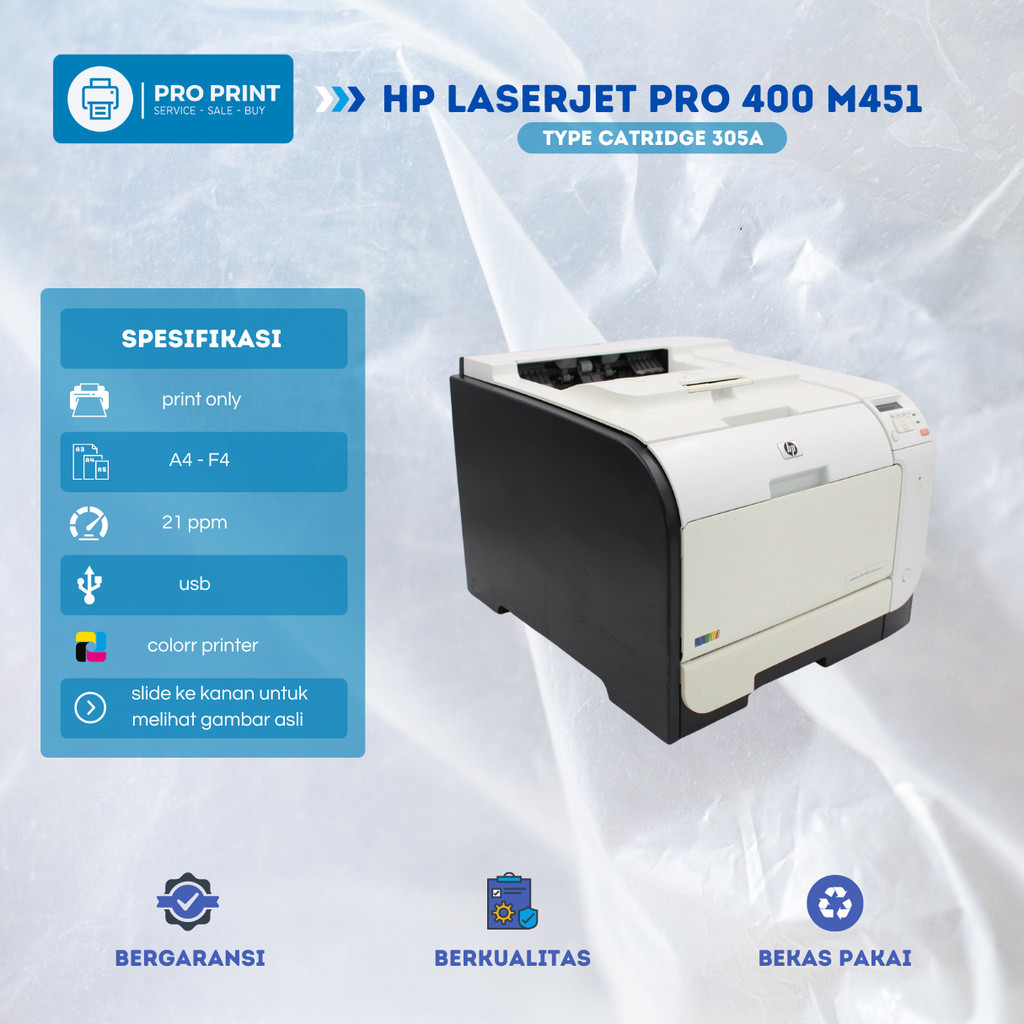 Printer Warna Hp Laserjet Pro 400 M451 Kertas A4 F4 Printer Stiker Undangan