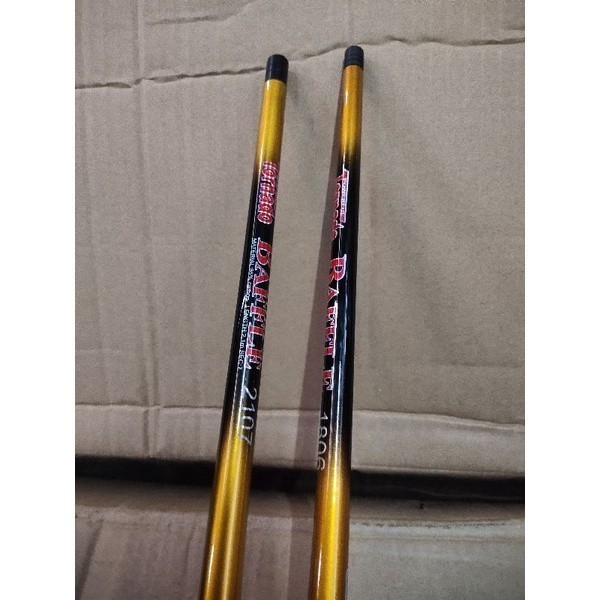 Tegek ruas pendek 38cm tornado baffle ukuran 180cm 210cm